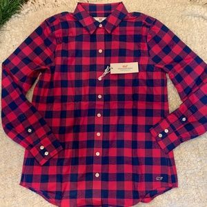 Vineyard Vines Buffalo Check Relaxed Button up